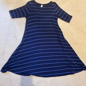 Maternity Navy Blue Dress